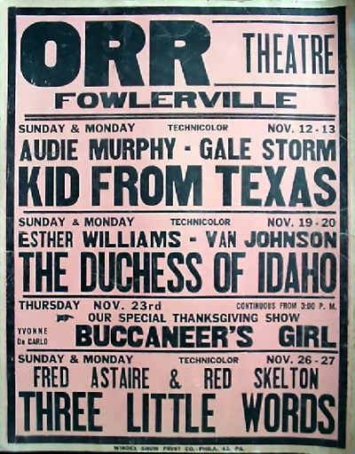 Orr Theatre - Old Ad (newer photo)